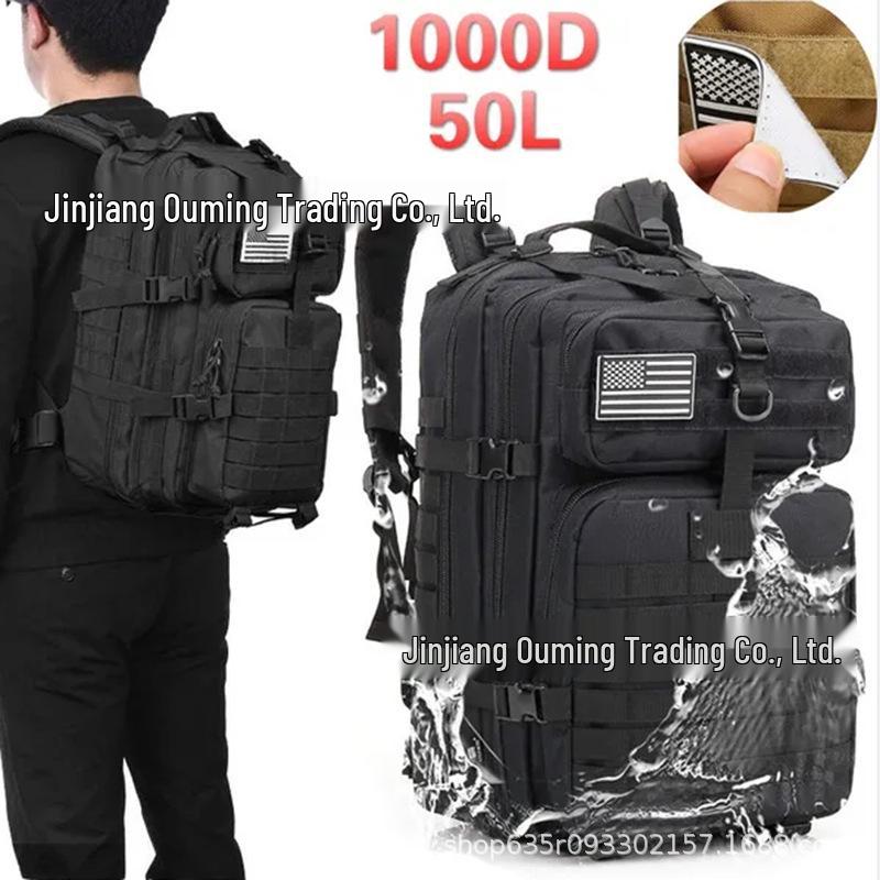 Tactical 3P Military Backpack - Large Capacity Assault Bag for Men