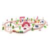 Ensemble De Train En Bois - Woody Woody - 90 Pièces - Créativité - Motricité Fine - Mixte