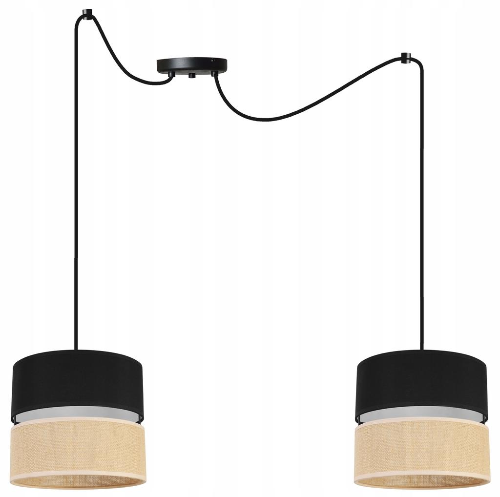 Spider Ceiling Hanging Lamp, Lampshade 20 Cm Black