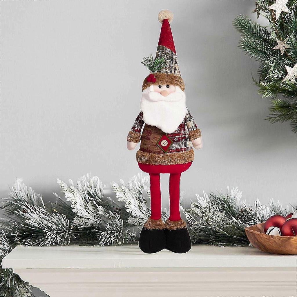 Noel Bebekleri Genişletilebilir Noel Baba Bebekleri Noel Kardan Adam Bebekleri Ve Diğer Noel Bebekleri Süslemeleri Noel Süsleme Malzemeleri