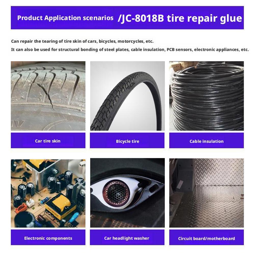 50/100ml Waterproof High Temperature Resistant Tyre Repair Liquid Strong Rubber Glues Adhesive Glue Car Repairs Tools Quick Dry