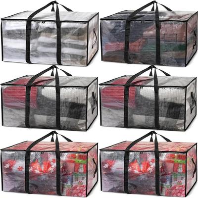 Transparent Pp Storage Bag Ultra Large Home Quilt Storage Bag Moving Packaging Cross-border Hot Sales Product