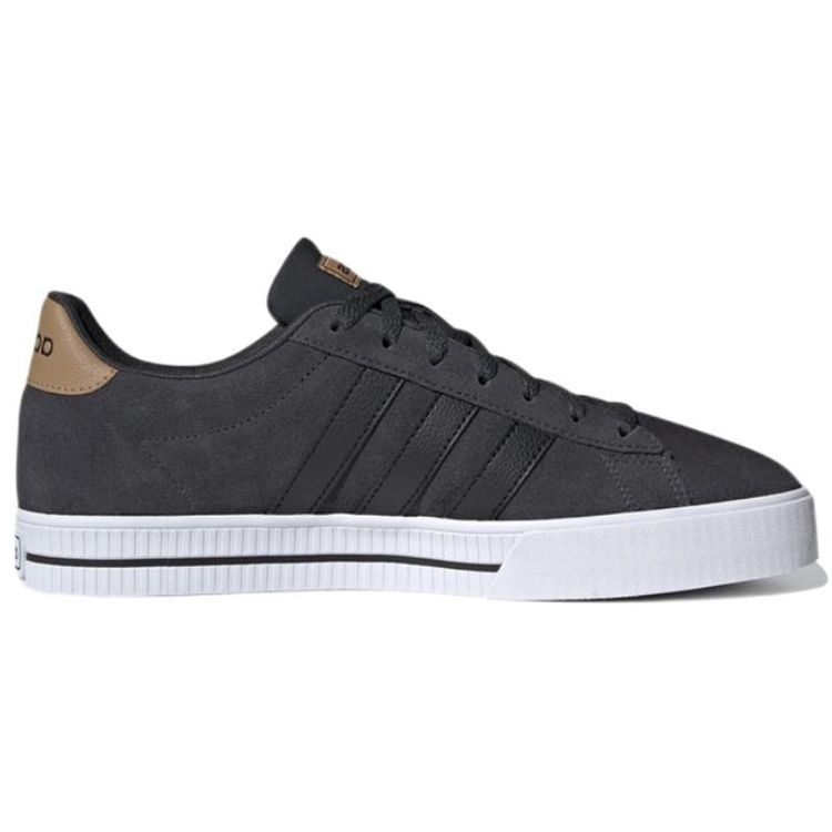 Adidas Neo Daily 3.0 Slip Resistant Lightweight Low Top Skate Shoes Men Sneakers Black Brown FY2923