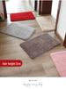 Alfombrillas absorbentes de felpa alta y antideslizantes para puertas de baño, inodoro y dormitorio
