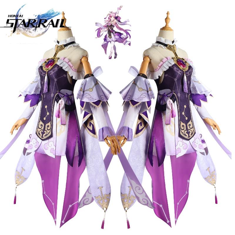 Rail Fu Honkaistar Xuan Cosplay Ancient Costume Dress Halloween Party Girl Prop