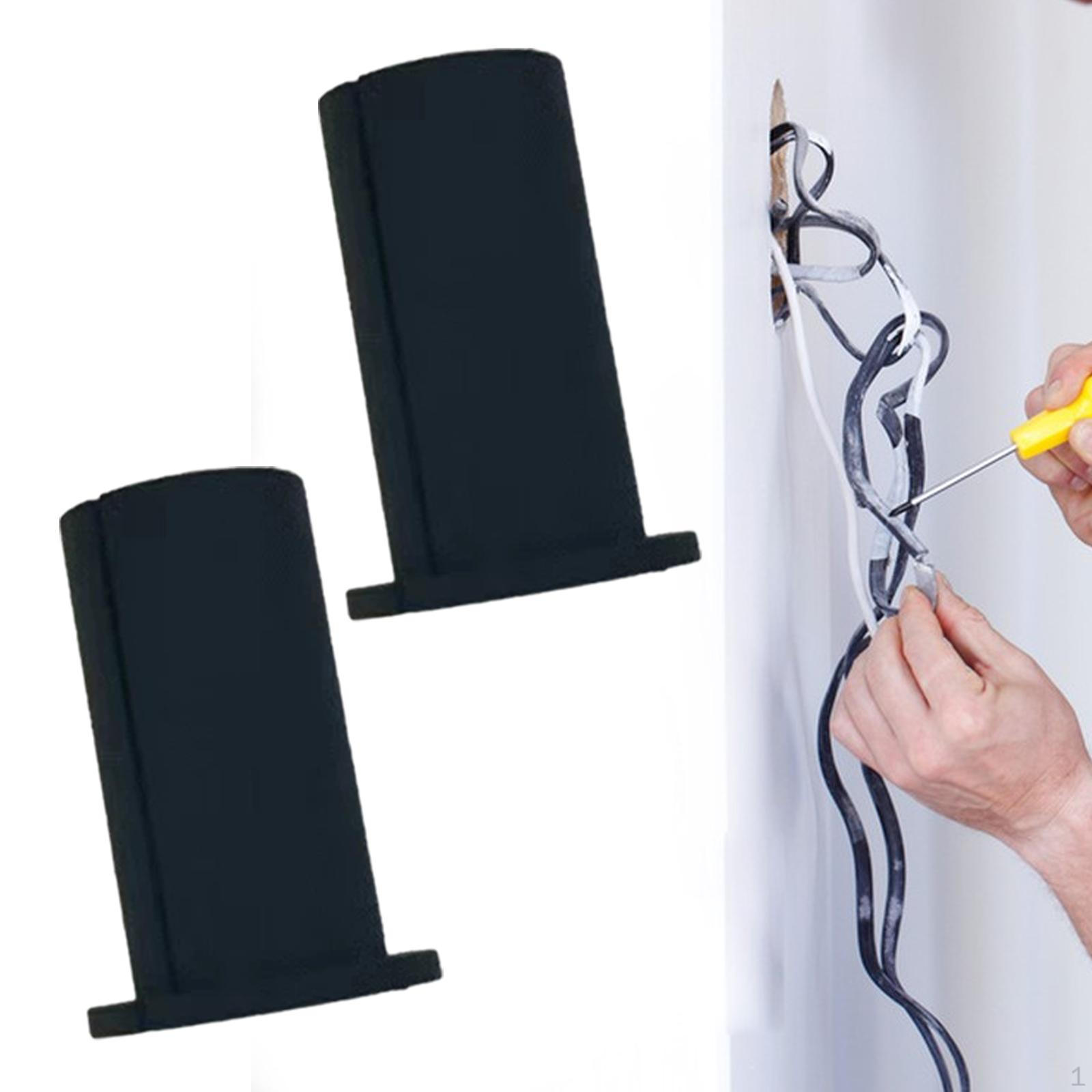 

2 шт. Проходные втулки для кабеля Настенные втулки Аксессуары Силиконовый защитный рукав для