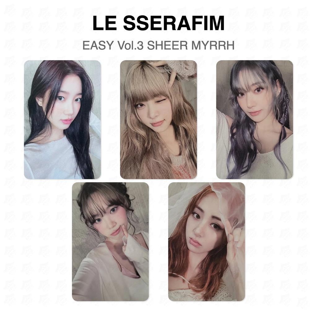 LE SSERAFIM EASY Vol.3 SHEER MYRRH Official Photocard
