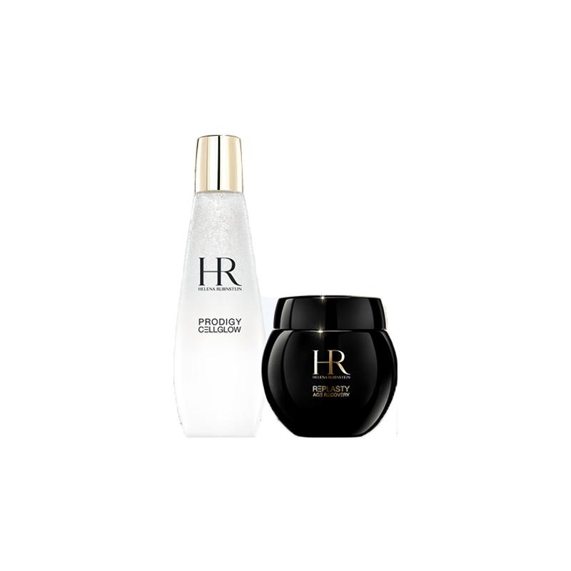 Helena Skin care set HR Black Revitalizing, Repairing, Soothing and Nourishing Night Cream 50ml + Ultimate Beauty Essence 200 No Gift Box Gift Bag