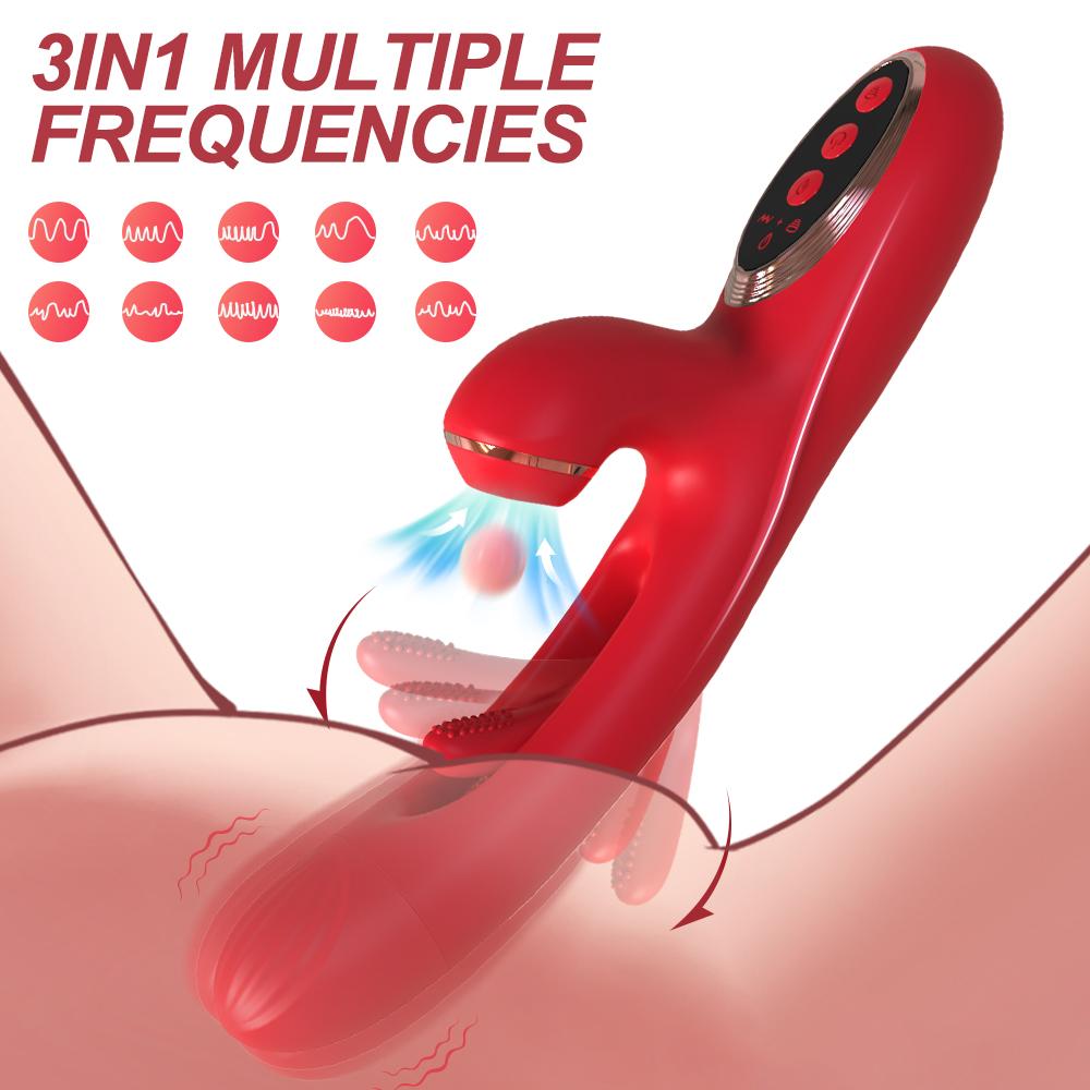 Tongue Vibrator Thrusting Dildo For Women Clit Clitoris Vibration Stimulator Sex Toys Female Masturbation Adult Products18+