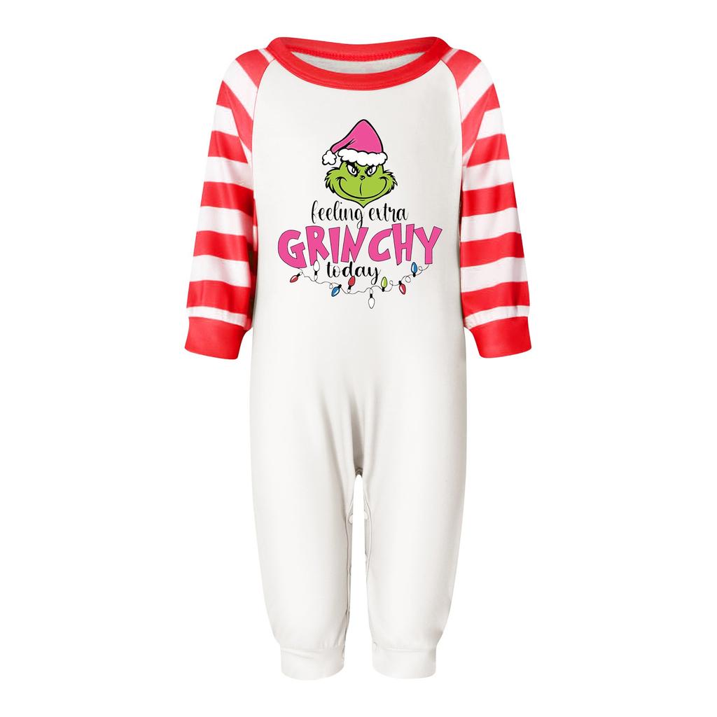 Parent-Child Christmas Printed Cute Loungewear Set Long Sleeve Suit