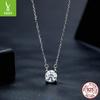 Simple And Exquisite One-Carat Luxury Mozzarella Diamond Collarbone Chain, Fresh And Smart 925 Silver Moissanite Necklace.
