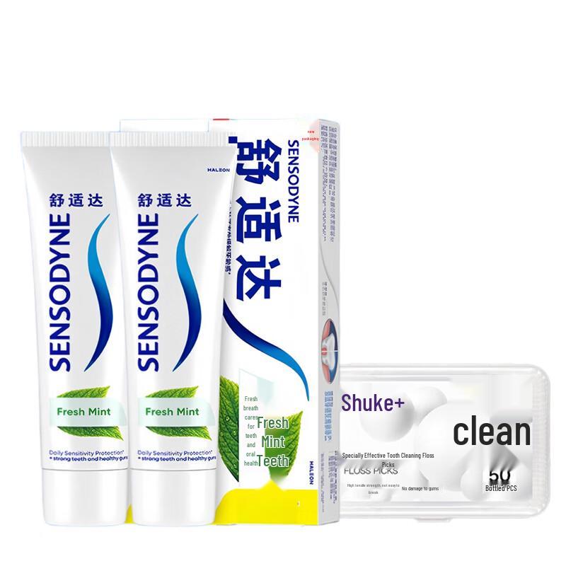 

Зубная паста Sensodyne Fresh Mint для чувствительных зубов с зубочистками