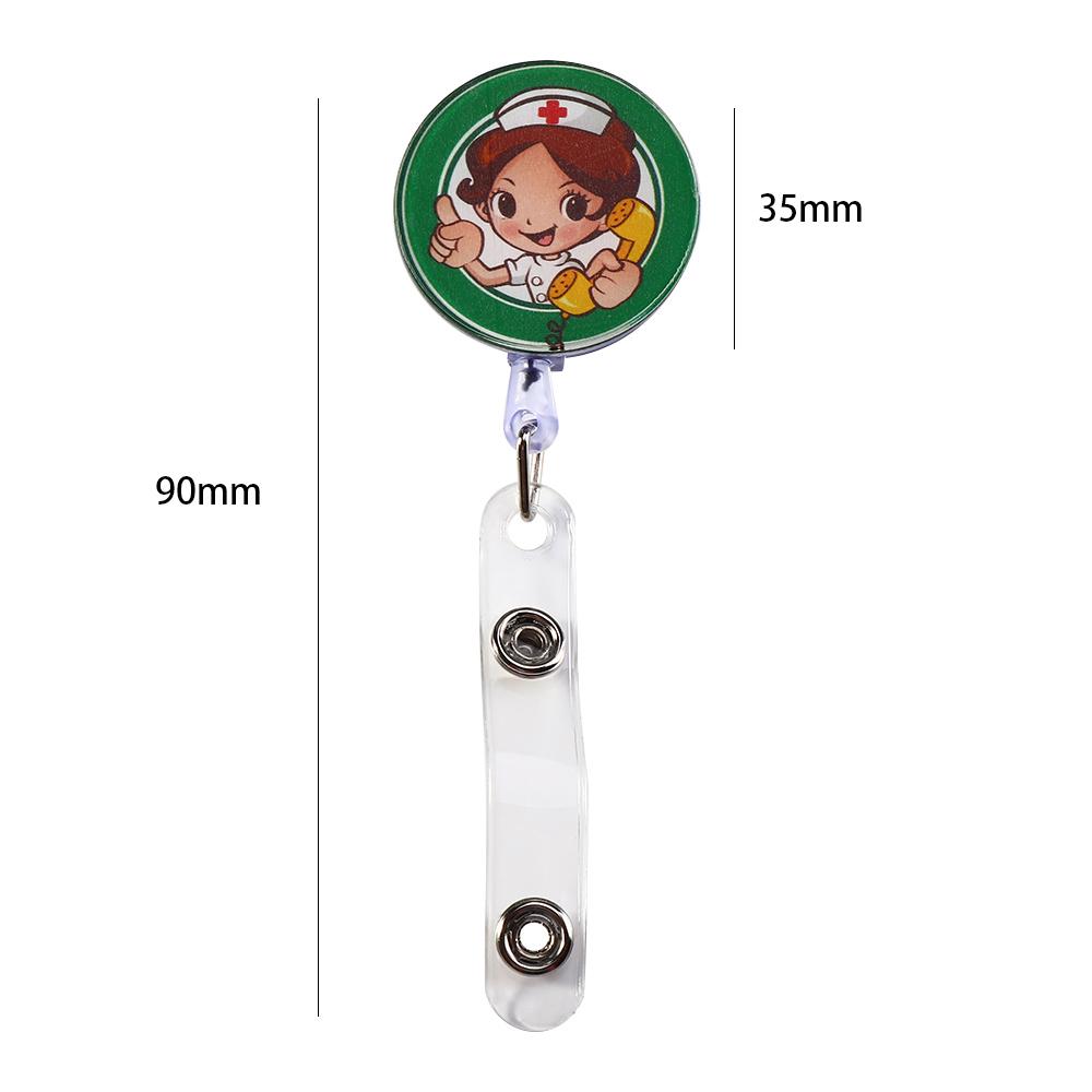 Badge Reel ID Name Card Doctor Name Card Holder Office Supplies Card Holder Clip Badge Holder Clip