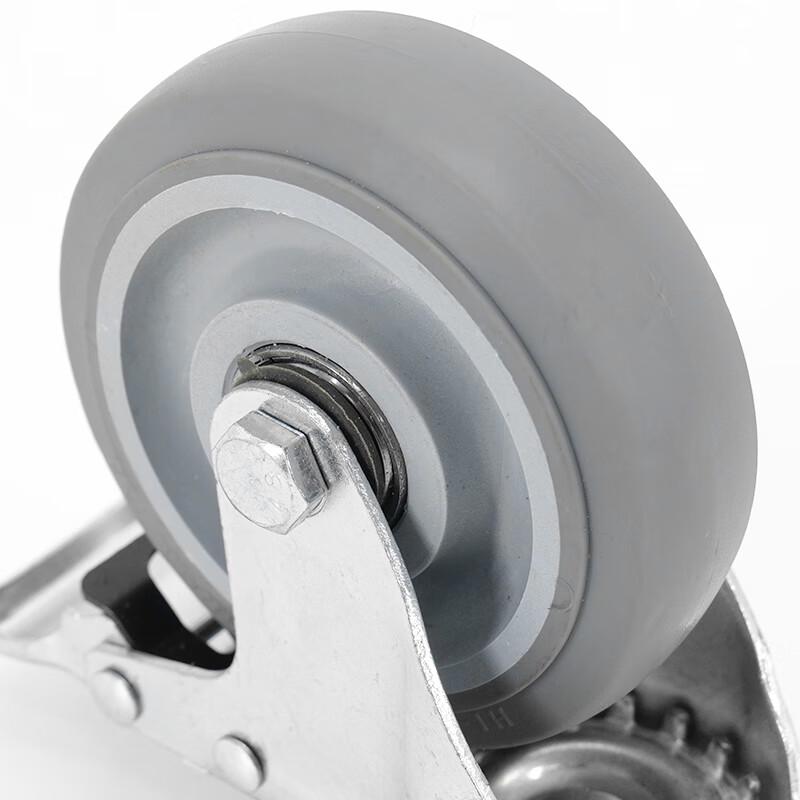 Bingyu BYA-155 Silent Swivel Caster Wheel with Brake