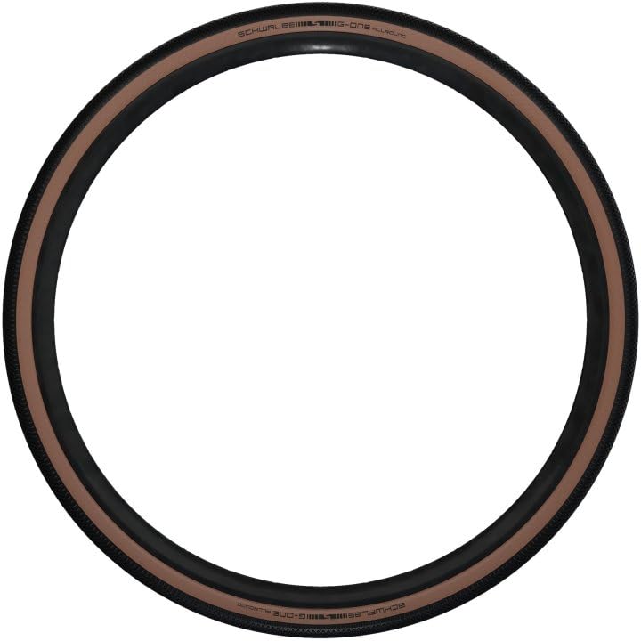 Set of 2 SCHWALBE ALLROUND 700c Tubeless Easy Performance Line ADDIX Bronze G-ONE (TLE) (700x40c(40-622,28x1.50), Sidewall) [Item]