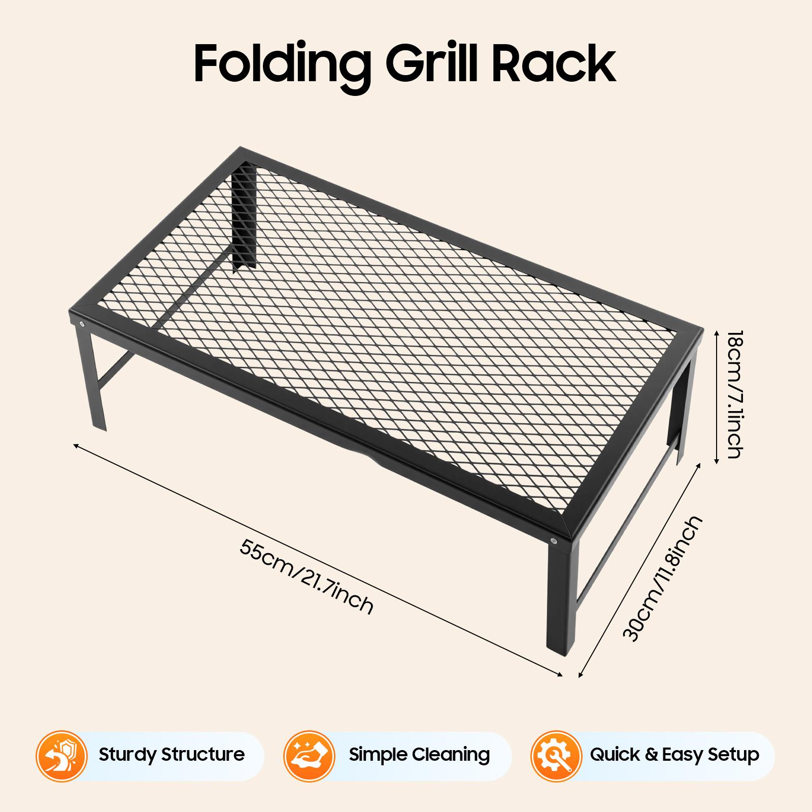 

Folding Camping Grill,Portable Barbecue Net Table Mesh Tabletop Iron Campfire Grill Grate for Outdoor Barbecues,Picnics,Camping United States