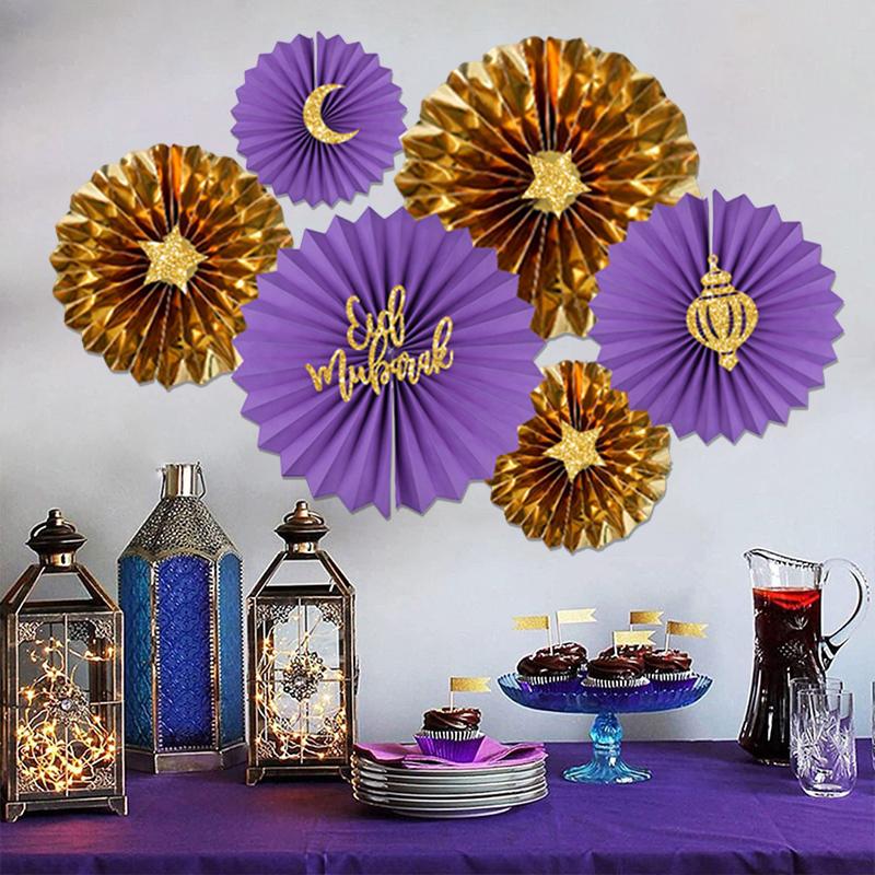 Eid Mubarak Muslim Wall Decoration Ramadan Diy Paper Wall Decorations Islamic Festive Decor Eid Al-Fitr Decorations