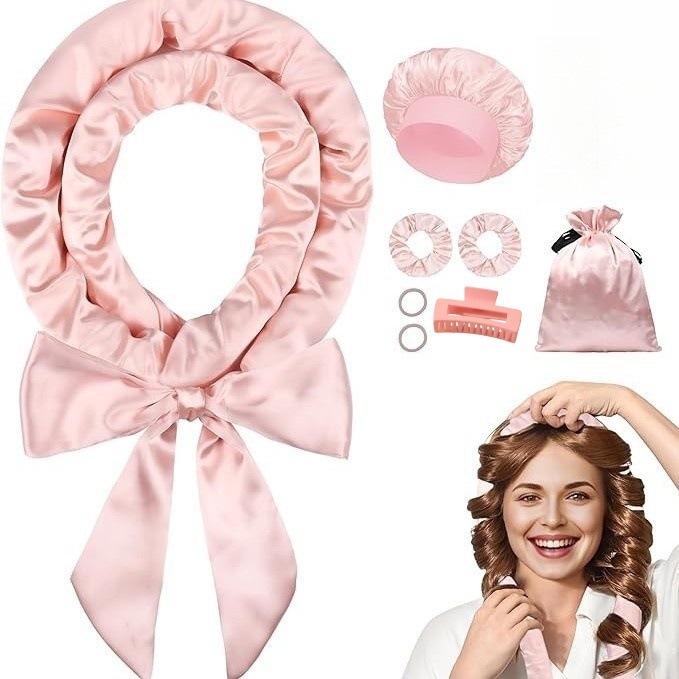 Heatless Curls Overnight Hair Curlers To Sleep in Overnight Curls Women Heatless Hair Curler for Long Hair Overnight Headband