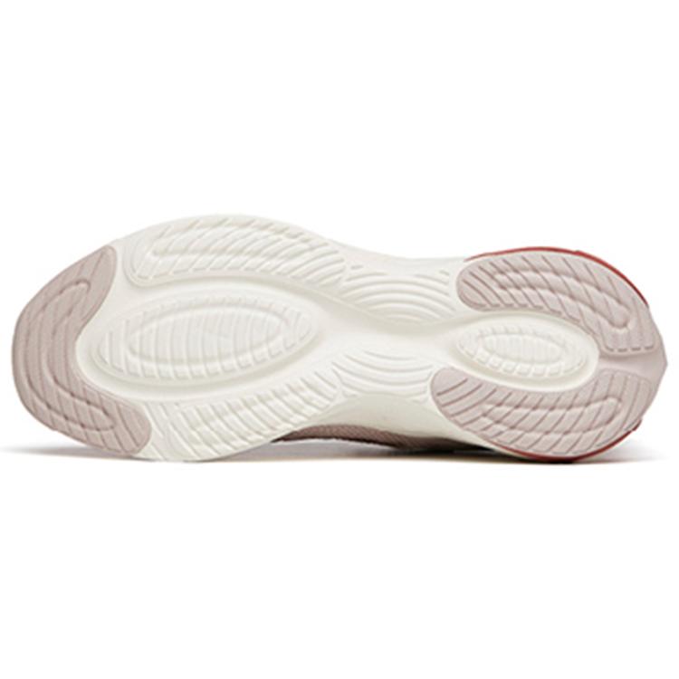 New Anta Rocket 2.0 Cushioned Abrasion Resistant Slip Resistant Low Top Running Shoes Women's Lotus Gray 122145519-3