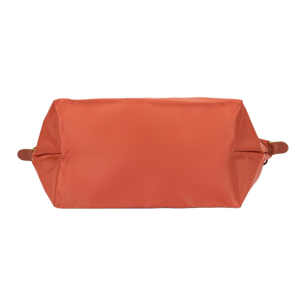 Longchamp Le Pliage X Series Silver Metal Zipper Snap Closure Recycled Polyamide Canvas Tote Shoulder Bag Women Bags Brown 2605919404