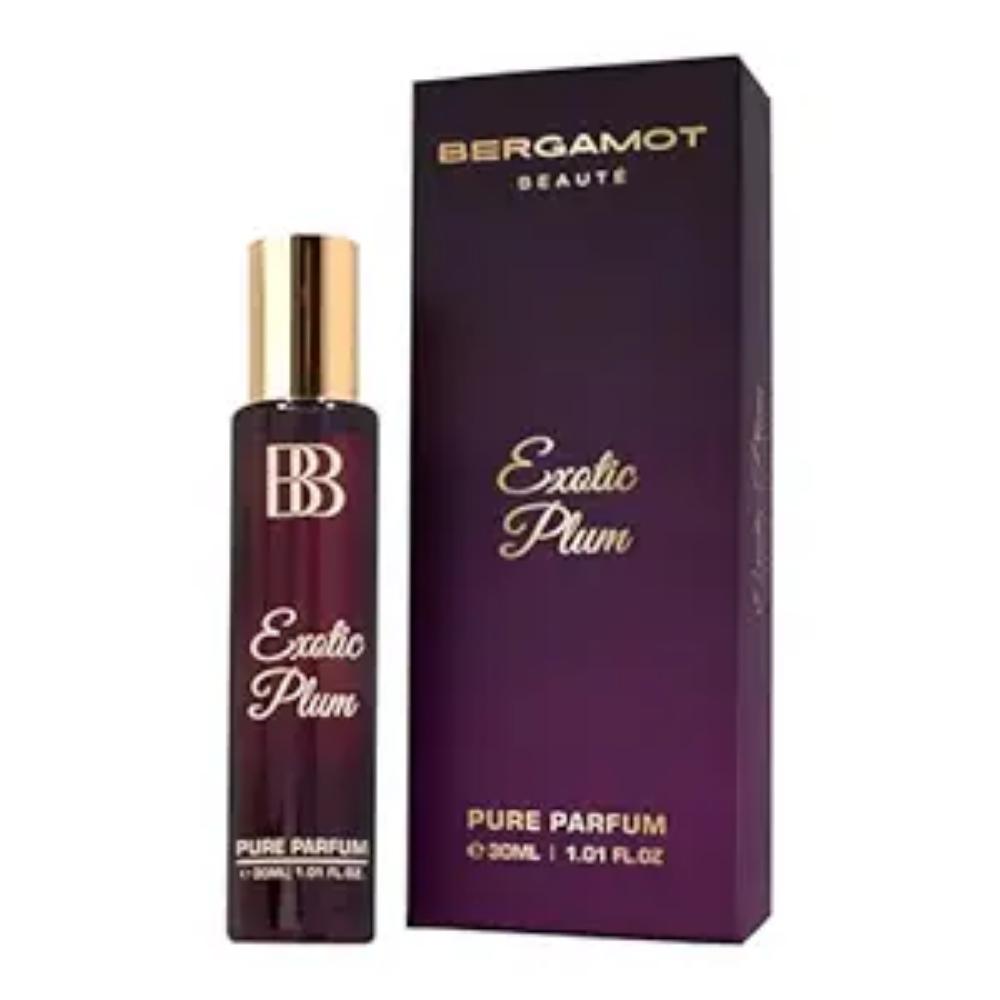 Bergamot Beaute EXOTIC PLUM Pure Parfum | Plum, Honey & Vanilla | 12+ Hrs Long Lasting Perfume for Women | Higher Concentration than EDP 30ML