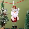 Santa Claus Fabric Doll Ornaments - Christmas Tree Decorations & Small Gift Pendants