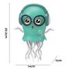 LED Dancing Funny Jellyfish Toy Smart Obstacle Avoidance Interactive Moving Toy Education Toddler Jellyfish Toy for Kids Gift