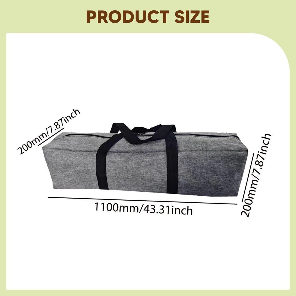 Camping Equipment Storage Bag Carry Top Handles Zippered Luggage Handbag for Sleeping Mat Canopy