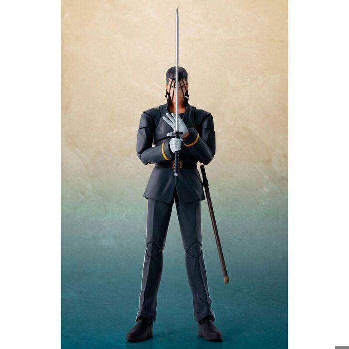 Figurine - TAMASHII NATIONS - Hajime Saito .H. Figuarts - 15 cm - Articulée - PVC Noir