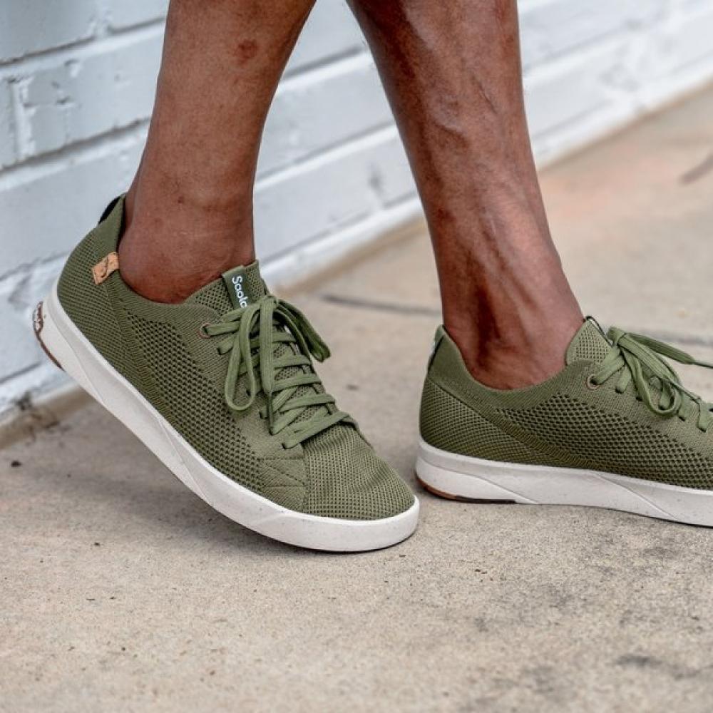 Saola Men Canon Knit Sneakers Burnt Olive 260(US M 8.5)