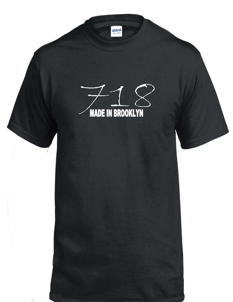 MADE IN Brooklyn 718 T-Shirt AREA CODE NYC HIP HOP SWAG NEW YORK CITY TEE Shirt 2XL