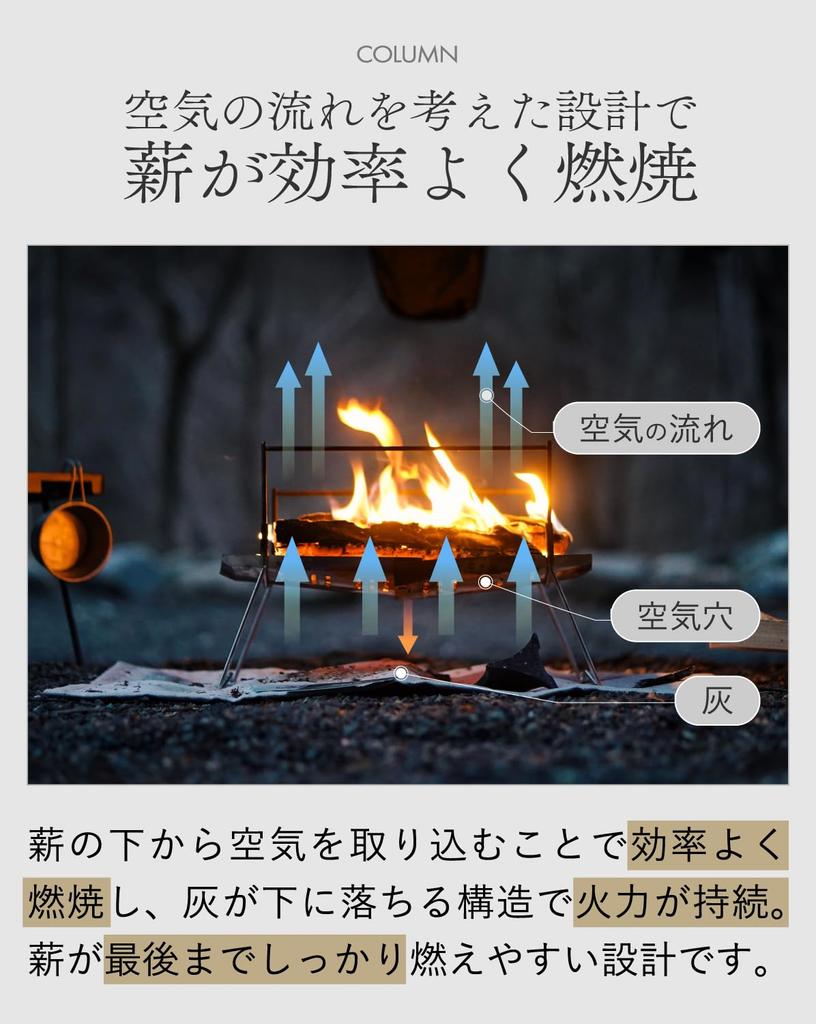 Tokyo Camp HAKOSUKA Foldable Fire Pit A4 Lightweight Stainless Perfect for Solo and - Size, Compact, (985g), Steel, Camping, Outdoors, BBQ.