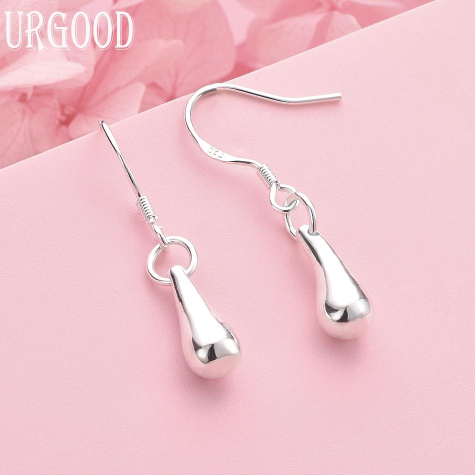 

Серьги-капли из стерлингового серебра 925 пробы, свадебные украшения 3.00*0.60cm