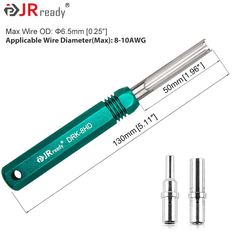 JRready Pin Extractor Tool For Solid/Stamped Contacts Terminal Removal Instrument For Deutsch Connector DT/DTM/DTP/HDP/DRC ,RT1B