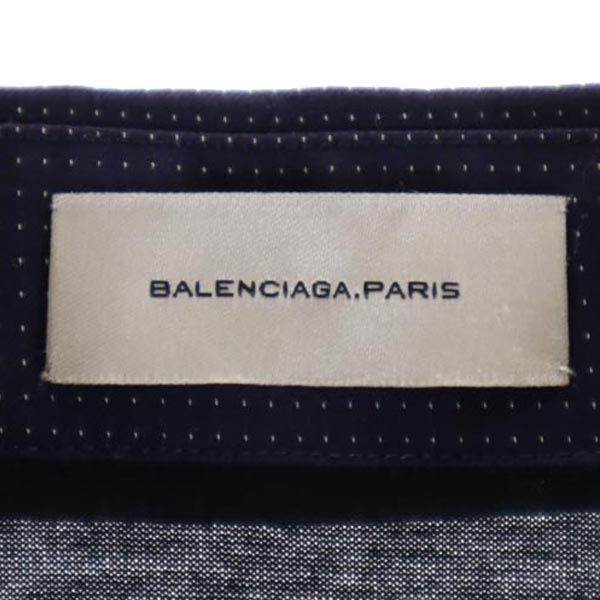 BALENCIAGA made in Italy Long sleeve shirt L Black series Men's Used