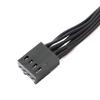 Computer Case Fan Splitter Cable 2Way 4Pin Pwms Fan Splitter Thermals Adaptive Design For Optimized Airflows In Gaming Rigs