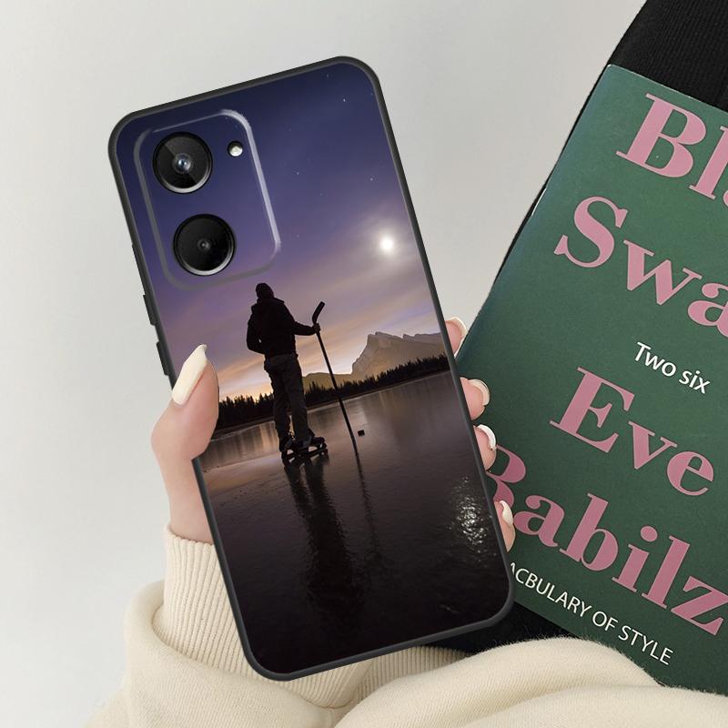 Hot Sport Ice Hockey For Realme C67 C55 C53 C51 C35 C33 C30 C21Y C25s C15 9 10 11 12 Pro Plus GT Neo 5 6 Case