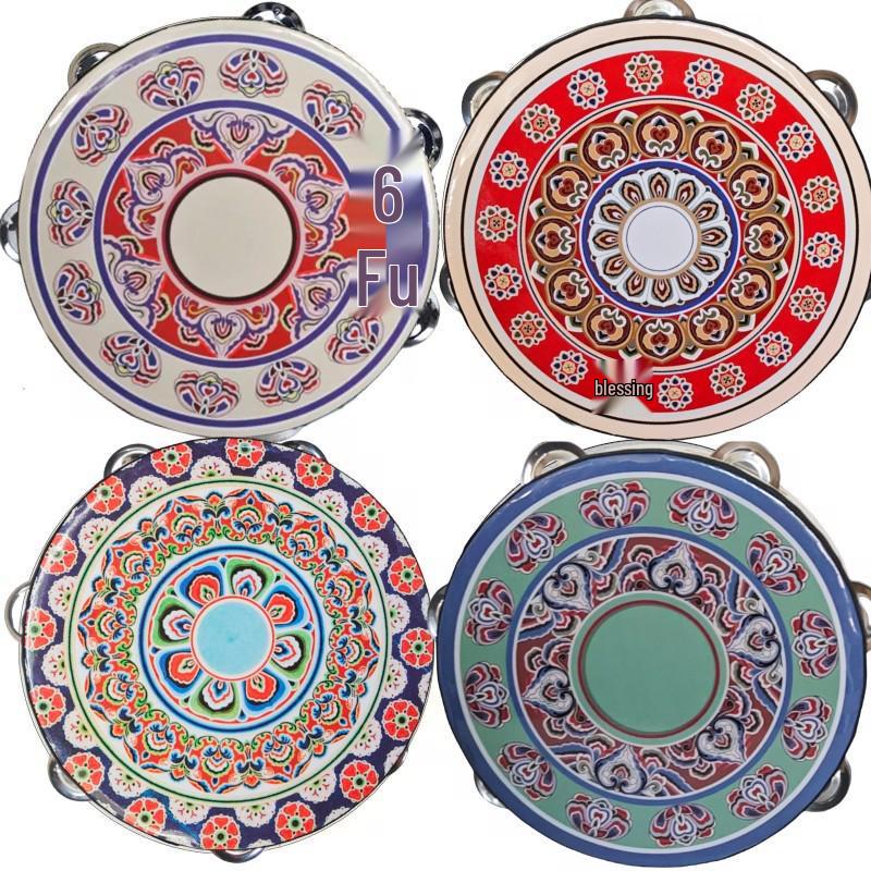 Children's Xinjiang Dance Tambourine for Orff Instrument Teachers and Grade Exams