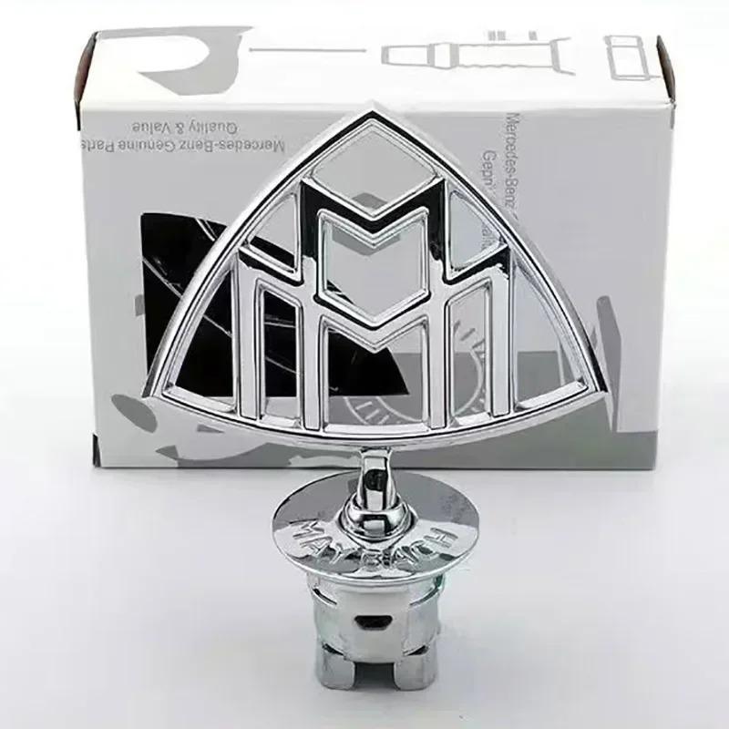CRU1 Car Engine Hood Emblem Front Bonnet Chrome Mark Accessorie For Mercedes Benz C E S Class W204 W205 W212 W213 W211 W220 W222 W223