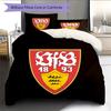 Set Copripiumino Trapuntato con Motivo VfB Stuttgart Decorazione per la Casa Regalo (1 * copripiumino + 2 * federe senza imbottitura)