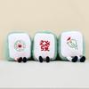 Cute Plush Mahjong Keychain Adorable Animal Charm Red Middle Toy Doll