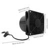 12V  Exhaust Fan Air Extractor for Office Outdoor Dog Chicken House Greenhouse Waterproof