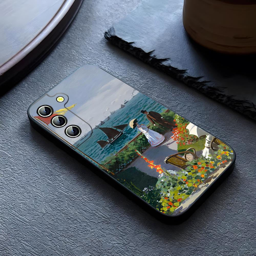 Etui na telefon z obrazem impresjonistycznym Claude'a Moneta Dla Samsung Galaxy S26 S24 S23 S22 S25 S21 S20 Ultra Fe Plus A54 A24 A55 A53 Coque