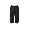 Solid Color Elastic Straight Leg Casual Pants Men Bottoms Black L224M011-0018