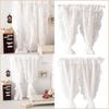1/12 Scale Lace Curtain Miniature Dollhouse Bedroom Furniture Decor Toy Dolls House Accessories for Micro Scene Photo Props