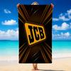 JCB Print Microfiber Beach Towel Sand?Resistant Lightweight Towel For Swimming Outdoor Travel Use
