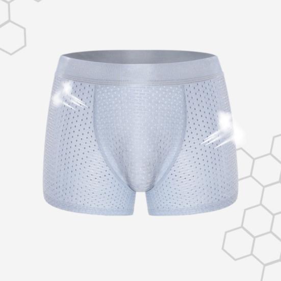 Men Butt Lift Boxer Briefs Solid Color Fake Butt Shorts Padded Hip Buttock Enhancer Breathable Mesh Underwear