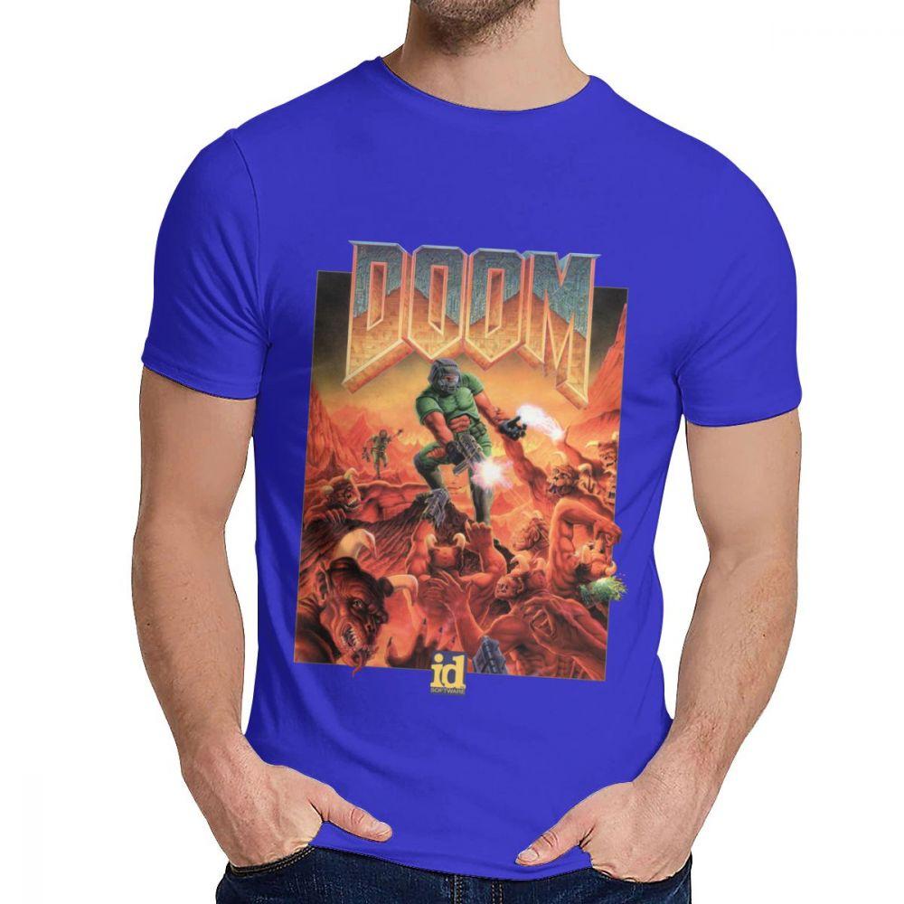 Picture Custom Doom Ii Hell On Earth 1994 T Shirt For Male Summer Cool Man 100