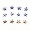 100 Acrylic Diamond Flat Bottom Gold and Silver Five-pointed Star DIY Production of Decorative Clothing Accessories Accessories