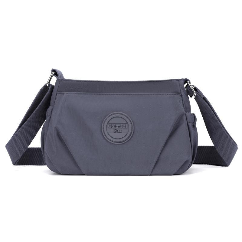 Women's New Shoulder Bag Fashion Casual Messenger Bag Pleated Anti-splash Nylon Bag